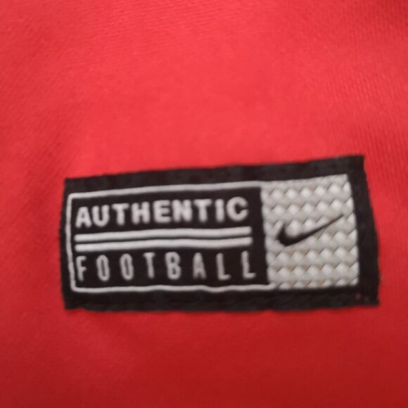 Nike Men's Size XL Red Dri Fit Loose Fit Short Sleeve Athletic Shirt - Picture 4 of 6